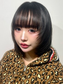 ルネラトーキョー(RUNERA TOKYO) 顔まわりレイヤーナチュラルボブ艶髪髪質改善トリートメント