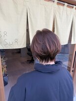 シスイ(sisui)&nbsp;ショートレイヤー/ピンクブラウン