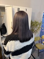 アウラヘアーサロン(aura hair salon)&nbsp;パープル×ブラック