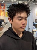 韓国アクティブショートスパイキーショートフェザーショート