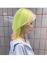 ペレ 原宿(PELE)&nbsp;ダブルカラー/ケアブリーチ/羽エクステ/原宿