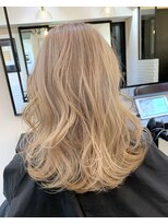 salon de MiLK 札幌大通店【サロン ド ミルク】 外国人風のようなホワイトブロンド!