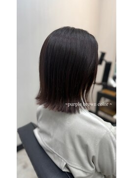 ヘア メルト(Hair Melt) purple  brown color