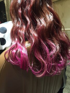 サロンドミルク 原宿(salon de MiLK) 【サロンドミルク原宿】アクセサリーカラー×ショッキングピンク