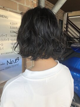 ヘアメイクエイト 丸山店(hair make No.8) 【No.8＊岩切祐樹】切りっぱなしボブ