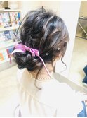 パーティー ヘアセット