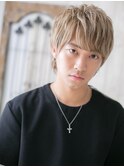 モテ髪のサイドパートショートD