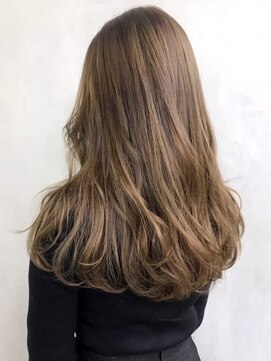 アイティー バイ アルバム 中野店(IT by ALBUM) シフォンベージュ_ローライトスリークボブ厚めバング_ba286611