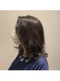 ミディアムパーマスタイル