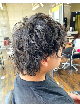 ガルボ ヘアー(garbo hair) #メンズパーマ#ツイストパーマ#スパイラルパーマ#下村スタイル