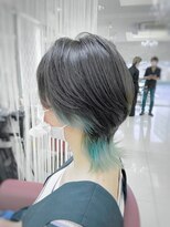 クオリス 赤塚店(QUALIS) 10代20代/ウルフ/レイヤー/ケアブリーチ/インナーカラー/グレー