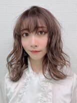 ドライブアンドビジョン 池袋(Drive&Vision)&nbsp;グレーベージュ×デジタルパーマ[池袋/縮毛矯正/髪質改善/]