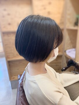 アドラーブル 長岡新保店(adorable) ミニボブ　インナーカラー　20代30代40代