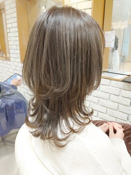 ヘアポケット スタイル店(HAIR POCKET) 大人ウルフ☆グレージュカラー