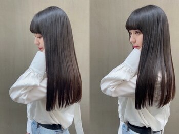 ジーナ 札幌(Zina)の写真/［#髪質改善#艶髪]ワンランク上の艶髪ストレート、最上級のオーダーメイドPREMIUMストレート♪