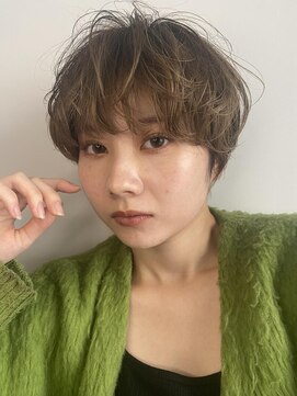 フラミューム 横浜(flammeum) ふんわりベージュマッシュ