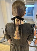 お呼ばれアレンジ♪20代30代40代大人可愛いタイト編みおろし