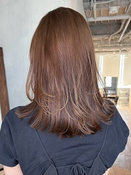 アイティーバイアルバム 下北沢店(IT by ALBUM) ベージュミディアムレイヤー_大人ガーリーチョコレート_ba412311