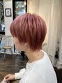 クラウドヘアー CLOUD HAIR ケアブリーチ1回で作る柔らかペールピンク。