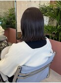 切りっぱなし/ボブ/アッシュカラー