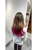 ピンクエンドカラー