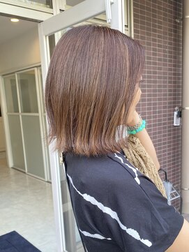 フェリーチェ(felice) 切りっぱなし外ハネボブ【ハイライト】