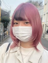 ワンズリー 本厚木店(ONE's ly) イメチェン/レッドブラウン/フルバング/似合わせカット/本厚木駅