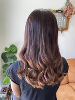 エルフゥ(Elle fou)&nbsp;グラデーションカラー　裾カラー