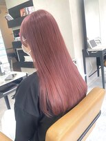アジールヘア 東上野店(agir hair)&nbsp;10代20代30代ピンクレッドカラーロング【上野】