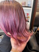 カシア cassia hair dressing salon&nbsp;【cassia】ハイトーンカラー×グラデーション　[30代40代50代]