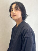 フレーム 博多店(FRAME)&nbsp;レイヤーウルフカット×くるくるパーマ【福岡博多】