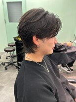 ジーニー 千葉(GENiE)&nbsp;ニュアンスパーマ/センターパートウルフ【高野優真】