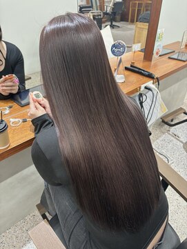 カリネバイフィエル(CALINER by Fier) ほんのりラベンダーグレージュ／／髪質改善