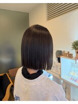 ビフィーノ イーリス 川西店(bifino iris)&nbsp;TOKIO縮毛矯正×切りっぱなしボブ