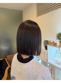 TOKIO縮毛矯正×切りっぱなしボブ