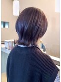ブルーラベンダー×ショートウルフ