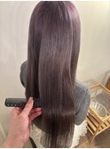 ラベンダーカラー/ハイトーンカラー/韓国/髪質改善
