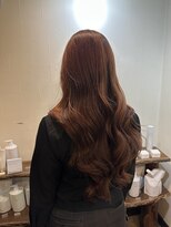 アンツ ヘアーアンドリゾート 辻堂本店(ANT'S Hair and Resort)&nbsp;アプリコットオレンジ/ハイライトカラー／辻堂／レイヤー