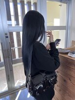 エイト オキナワ 沖縄新都心店(EIGHT okinawa)&nbsp;【EIGHT沖縄】1ブリーチ×ネイビーブルー◎