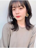 ◎レイヤーセミディウルフカットダークアッシ20代30代40代