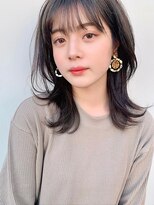 マインバイアフロートギンザ(MYNE by AFLOAT GINZA)&nbsp;◎レイヤーセミディウルフカットダークアッシ20代30代40代