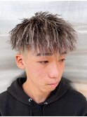 ツイストハーフバックツイストマッシュパイルツイストパーマ