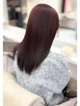 ジーナ 名駅(XENA.) 《karin》W color . pink brown/名駅/名古屋/名古屋駅/暖色ヘア