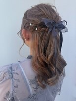 ジャミン 長嶺店(Jammin.)&nbsp;透け感ゆるふわ☆上品ハーフアップアレンジ