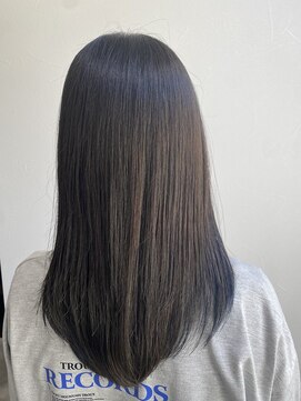 透明感カラー  インナーカラー