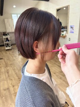 スカイ(SKY) 透明感カラー/髪質改善/縮毛矯正/韓国風レイヤーカット