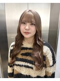 ベージュのルーツカラー　stylist聖斗
