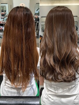 フリックヘアサロン 梅田茶屋町2号店(FLICK HAIR SALON) ハイライト/イルミナカラー/グレージュ/白髪ぼかし