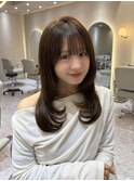 レイヤーカット/顔周りカット/前髪/イメチェン[福岡天神]
