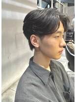 エン(en.)&nbsp;フェザーパーマ×センターパート 上大岡メンズ